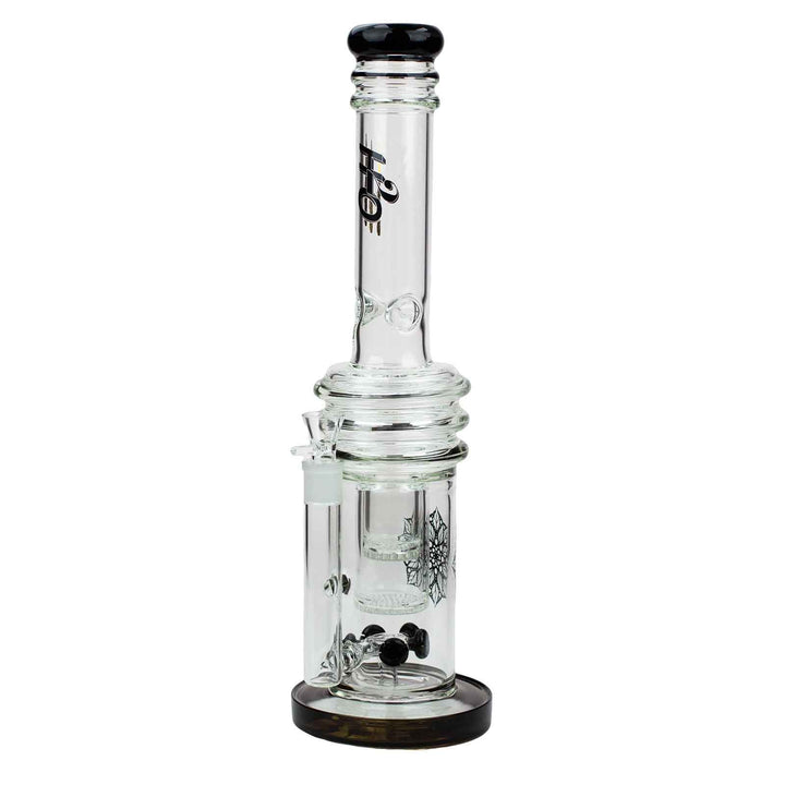 17" H2O Glass Water Bong with Double Layer Honeycomb - PILOTDIARY