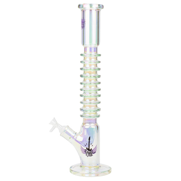 17" XTREME Rock & Roll Iridescent Tube Bong - PILOTDIARY