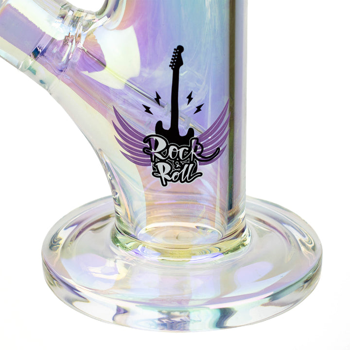 17" XTREME Rock & Roll Iridescent Tube Bong - PILOTDIARY