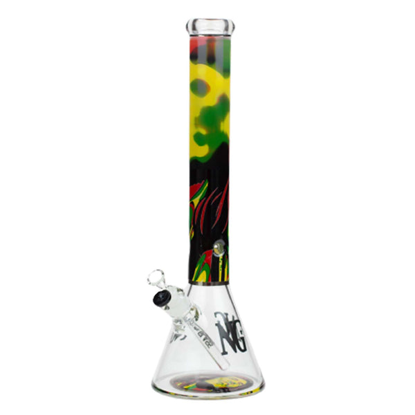 18" Rasta Legend Beaker Bong