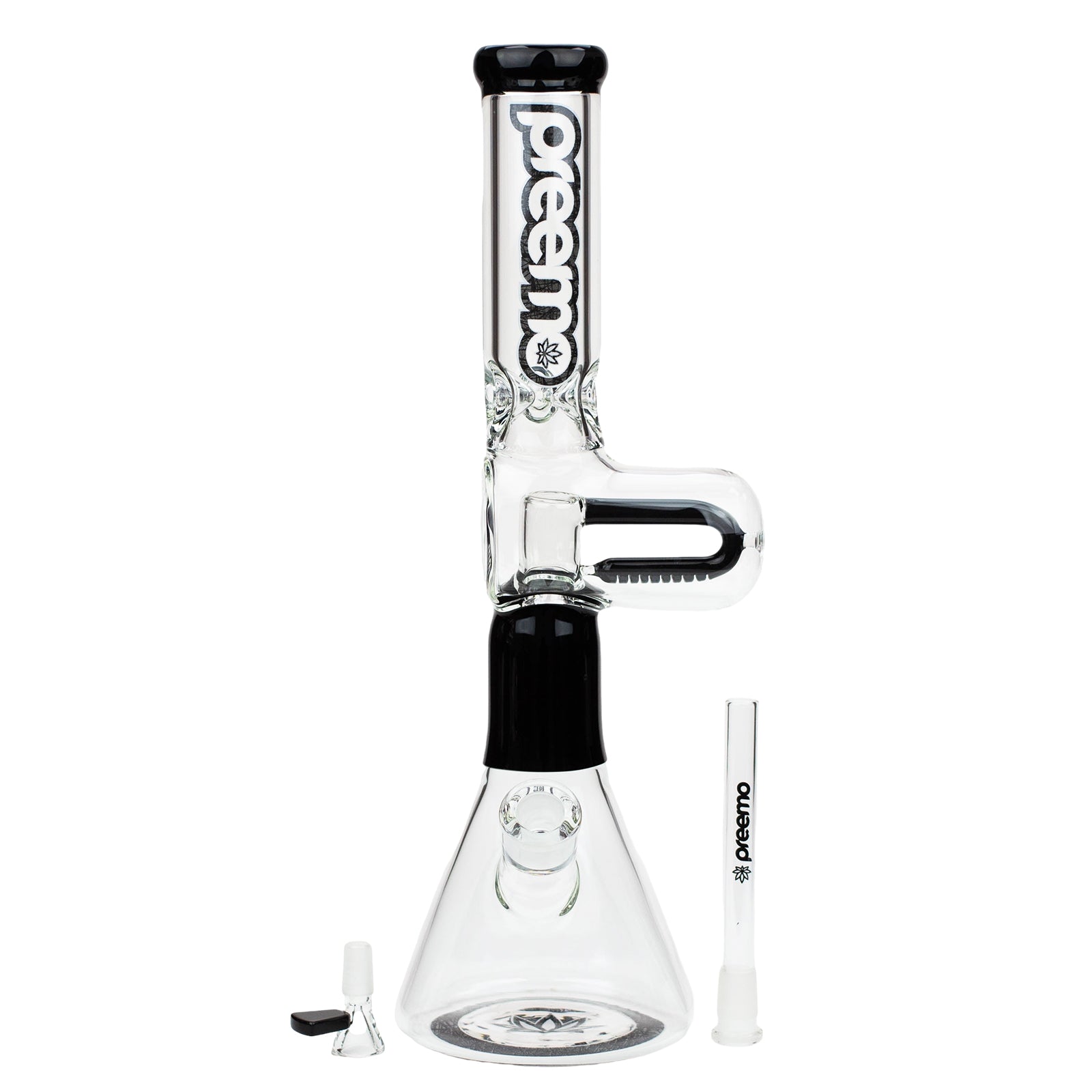 18" U-Shape Percolator Beaker Water Bong
