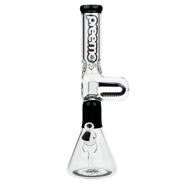 18" U-Shape Percolator Beaker Water Bong