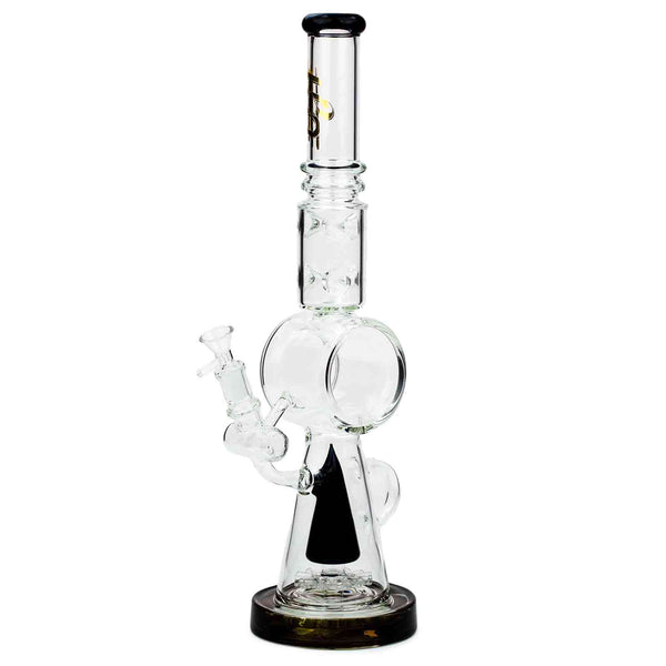 18" H2O Cone Diffuser Glass Water Bong - PILOTDIARY