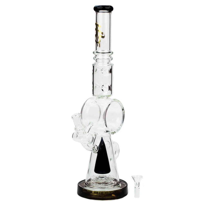 18" H2O Cone Diffuser Glass Water Bong - PILOTDIARY