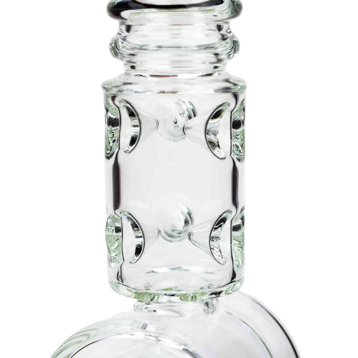 18" H2O Cone Diffuser Glass Water Bong - PILOTDIARY