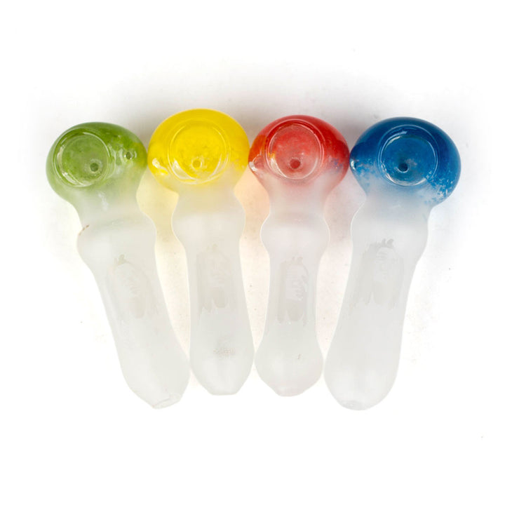 2 Pack Frost Soft Glass Cute Weed Pipe