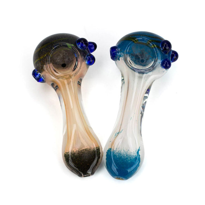 2-Pack Gold Fumed Cannabis Pipes - PILOTDIARY