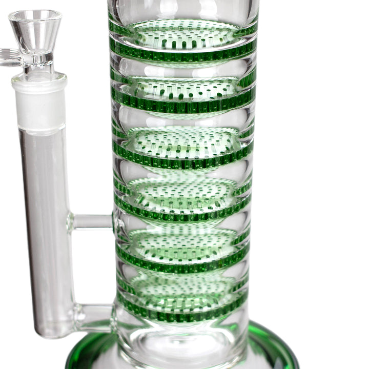 2-in-1 Multi Level Honeycomb Perc Bong - pilotdiary