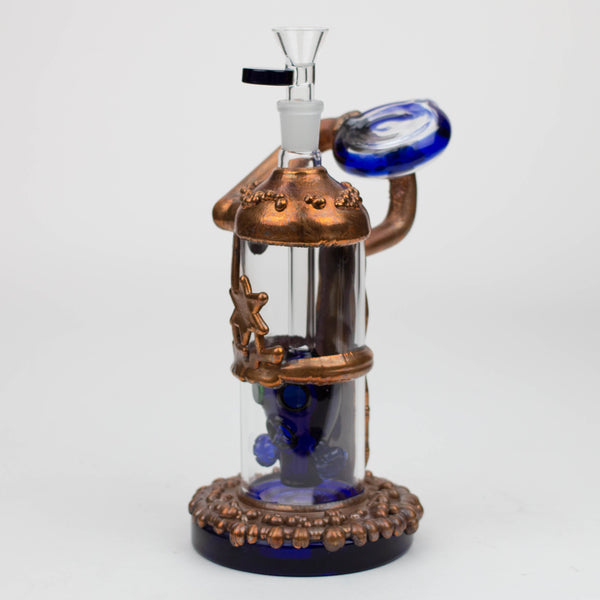 NG-9 inch Copper Plated Gas Mask Bubbler