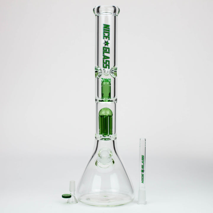 18 inch 6-Arm Perc Beaker Bong with Splash Guard