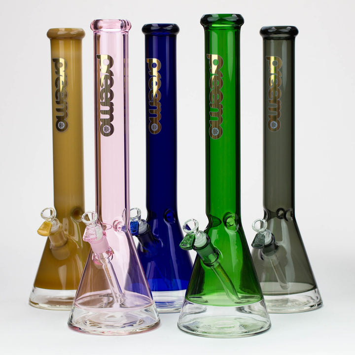 Colored Beaker Bong 18 inch