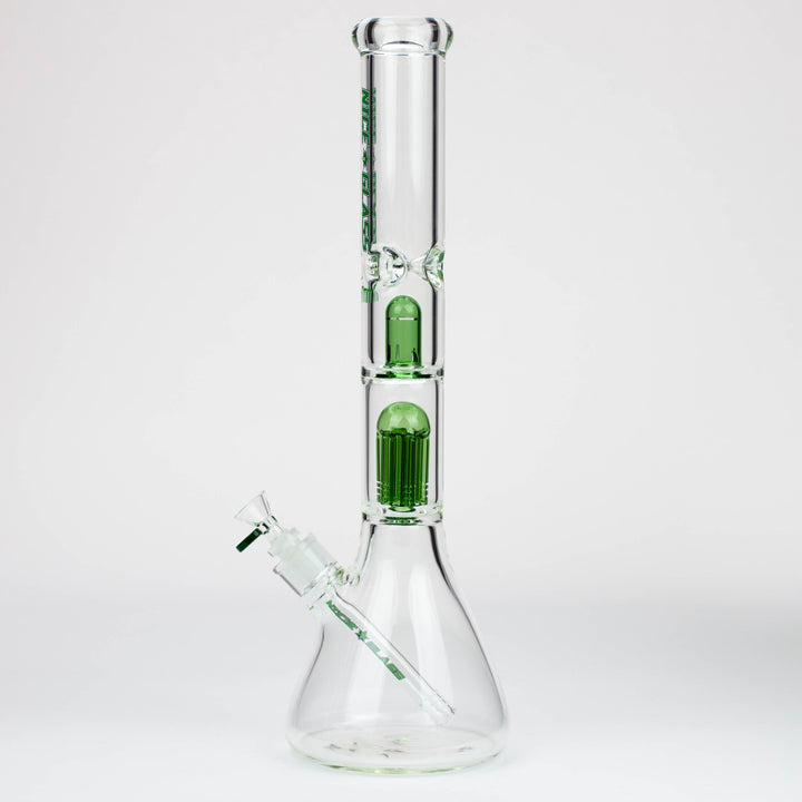 18 inch 6-Arm Perc Beaker Bong with Splash Guard