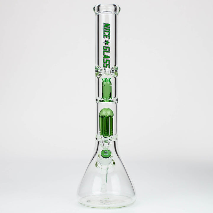 18 inch 6-Arm Perc Beaker Bong with Splash Guard