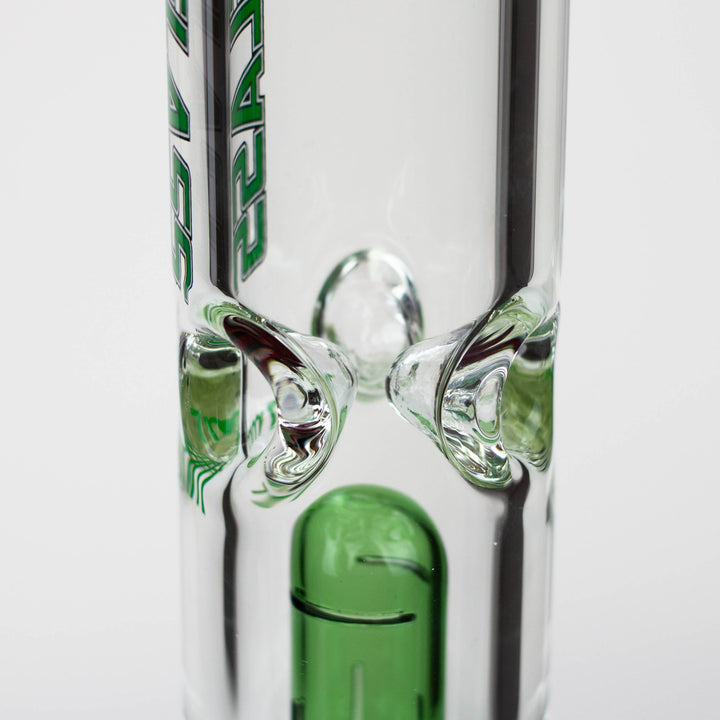 18 inch 6-Arm Perc Beaker Bong with Splash Guard