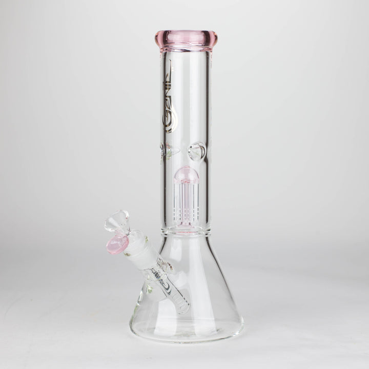 12" Genie Tree-arms Color Accented Bong