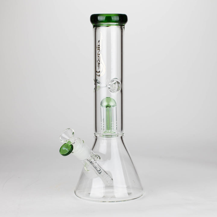 12" Genie Tree-arms Color Accented Bong