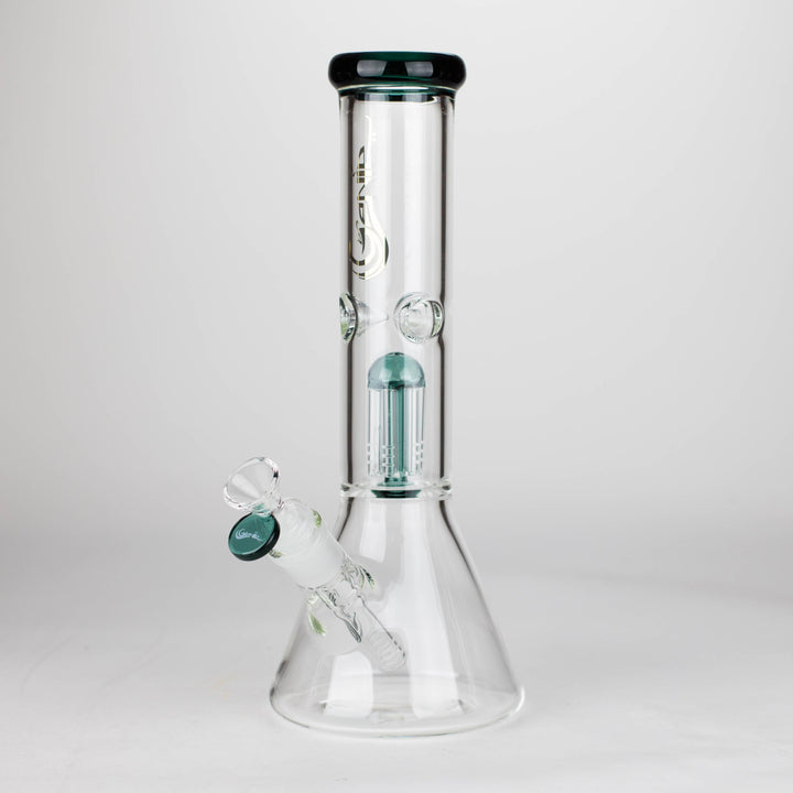 12" Genie Tree-arms Color Accented Bong