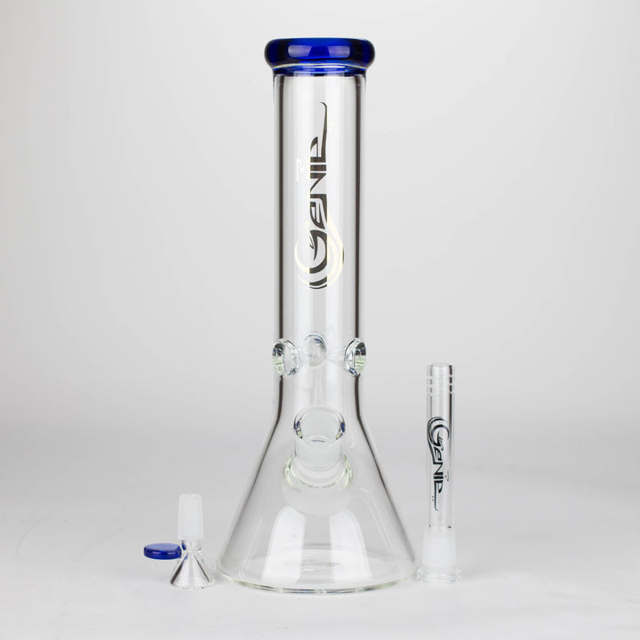 Genie Classic Beaker Glass Water Bong 12"