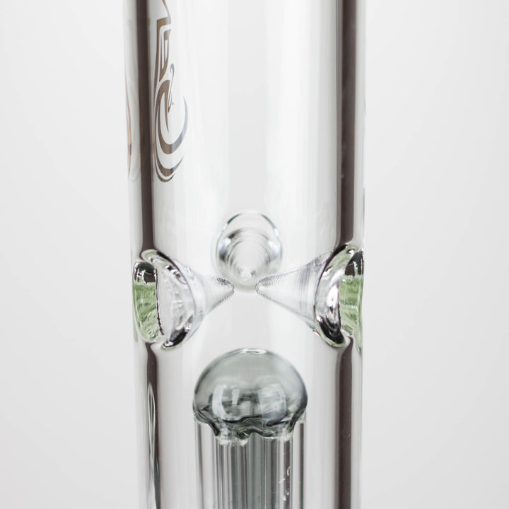 12" Genie Tree-arms Color Accented Bong