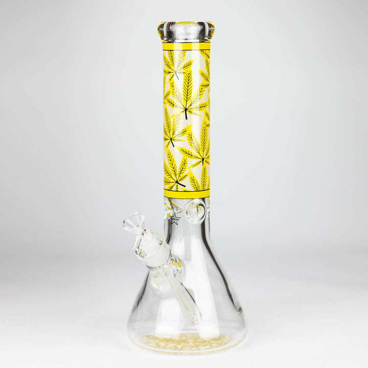 14" Hemp Weed 9mm Glass Bong