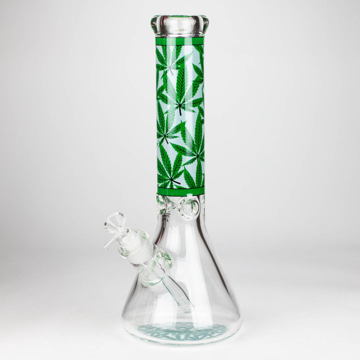 14" Hemp Weed 9mm Glass Bong