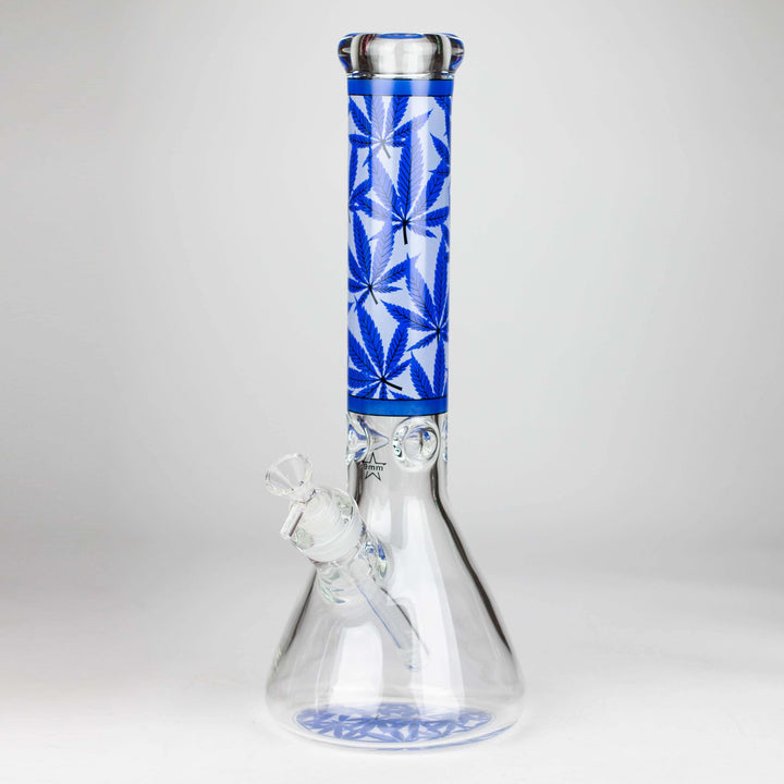 14" Hemp Weed 9mm Glass Bong