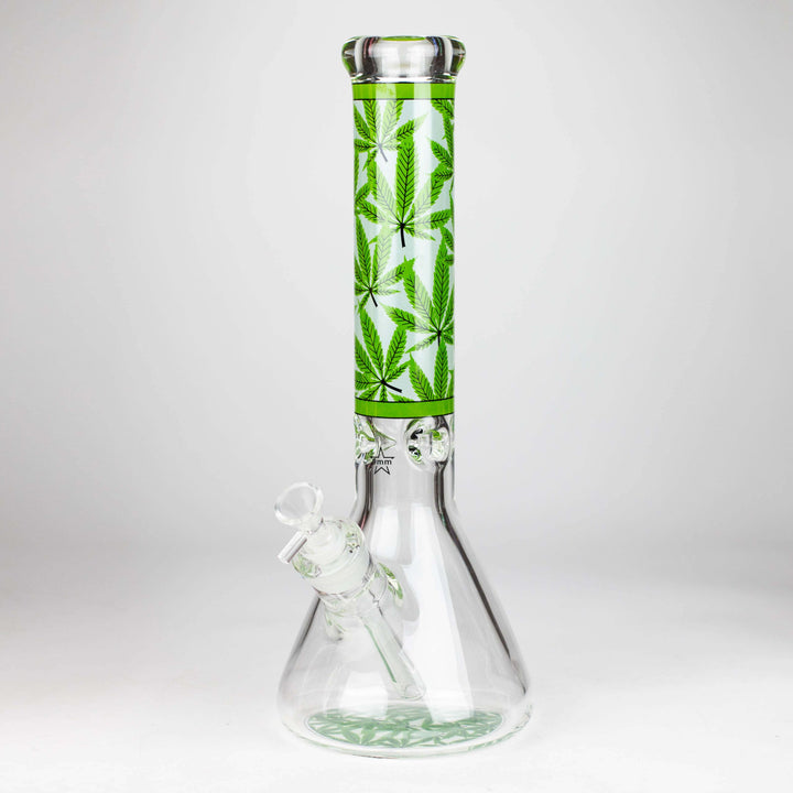 14" Hemp Weed 9mm Glass Bong