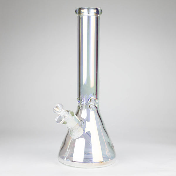 13.5" Infyniti Electroplate Tube Glass Bong