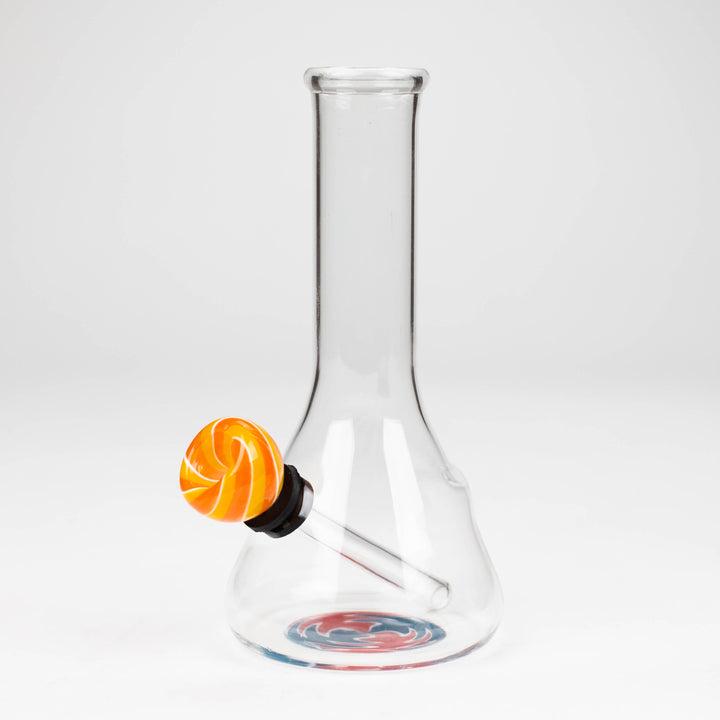 6" Glass Beaker Bong_0