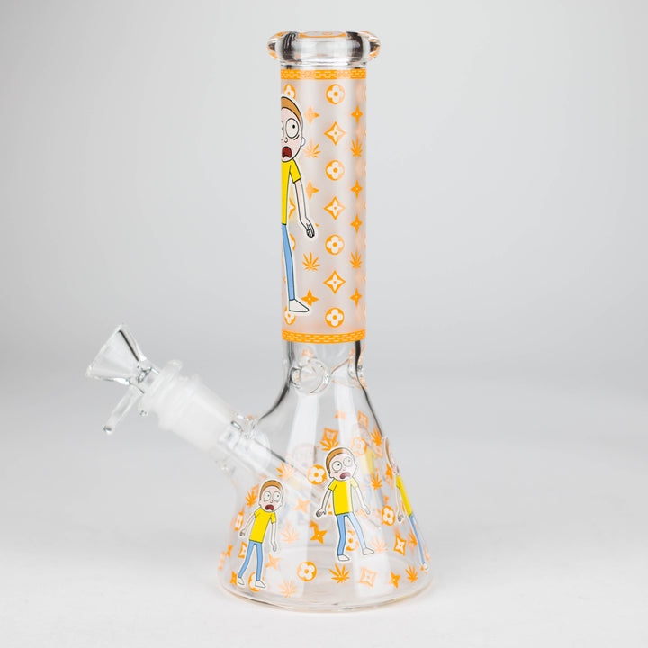 8" Cartoon Glow In The Dark Bong