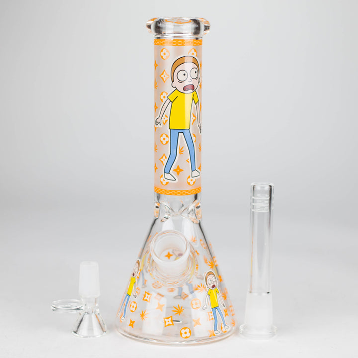 8" Cartoon Glow In The Dark Bong