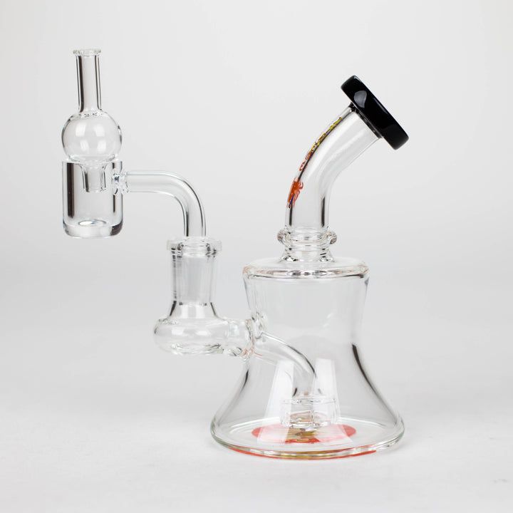 10" Oil Rig with Quartz Banger