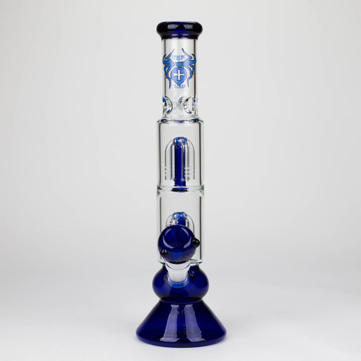 13″ Double Tree Perc Bong with Bowl_7