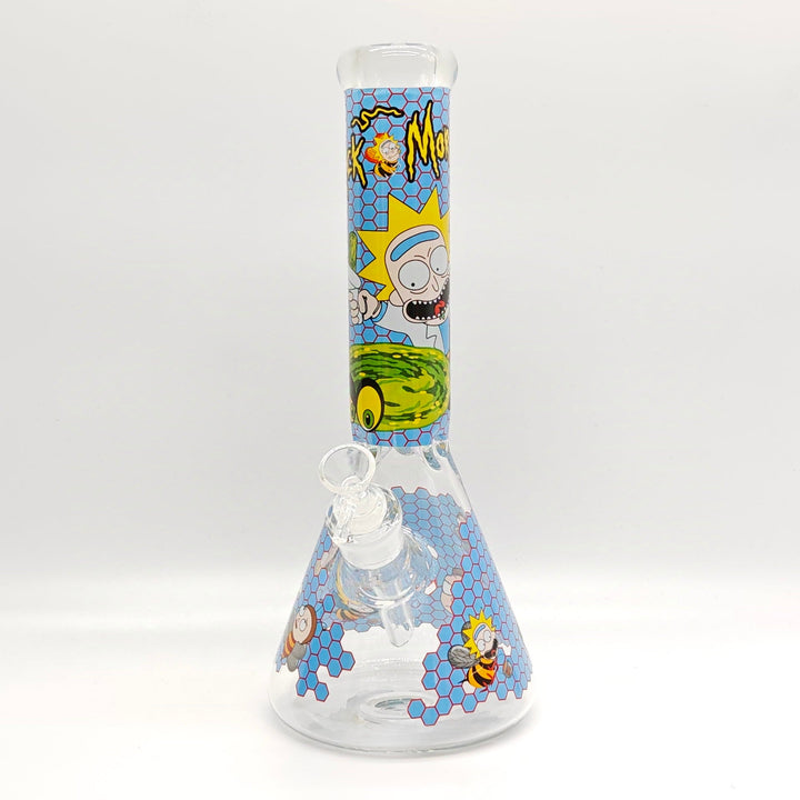 14" R&M Cartoon Beaker Bong