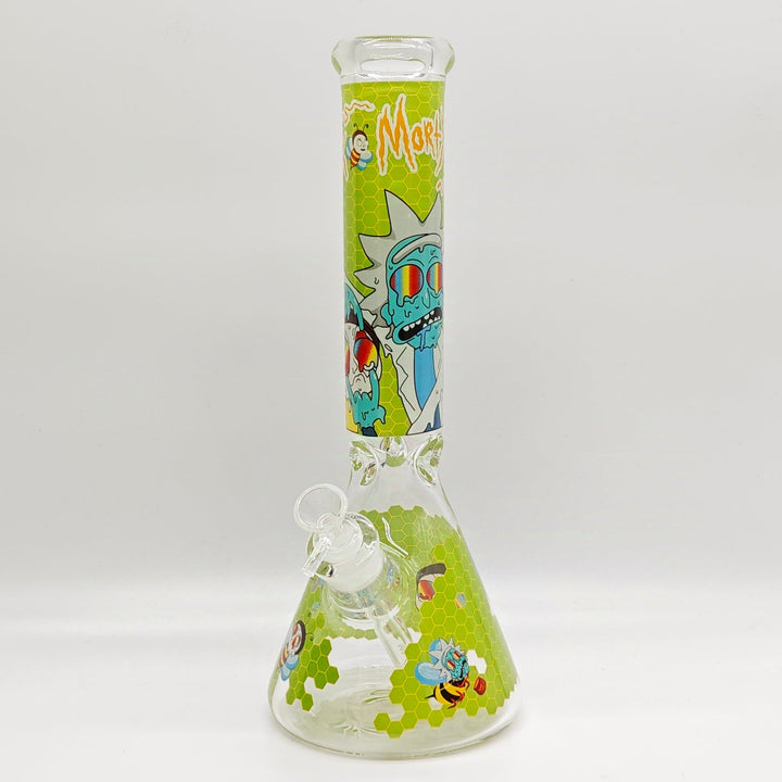 14" R&M Cartoon Beaker Bong