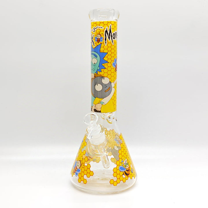 14" R&M Cartoon Beaker Bong