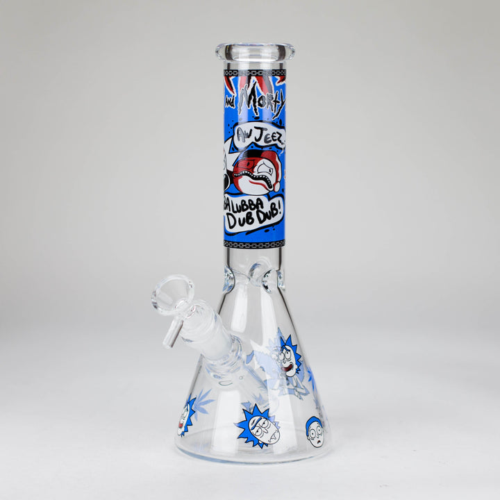 10" Comic Blast Glow in the dark Bong