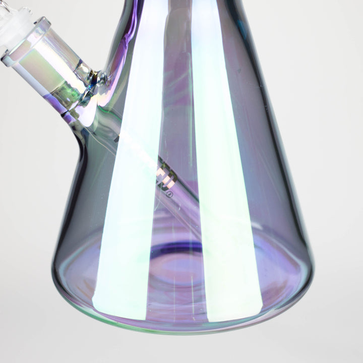 17.5" Iridescent Ripple Glass Bong