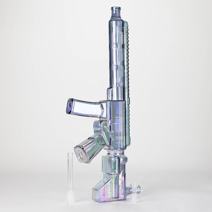 22" Electroplated Machine Gun Bong