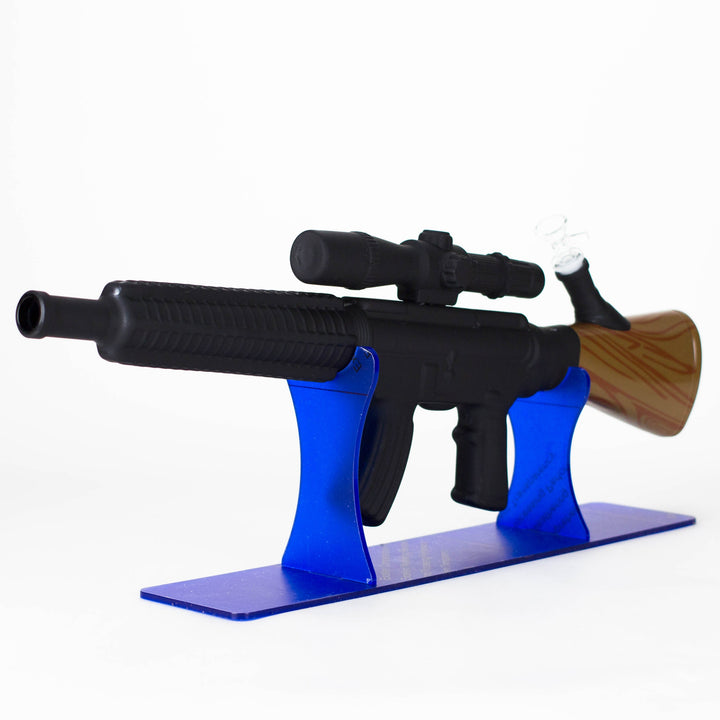 24" Painted Machine Gun Bong with Stand_1