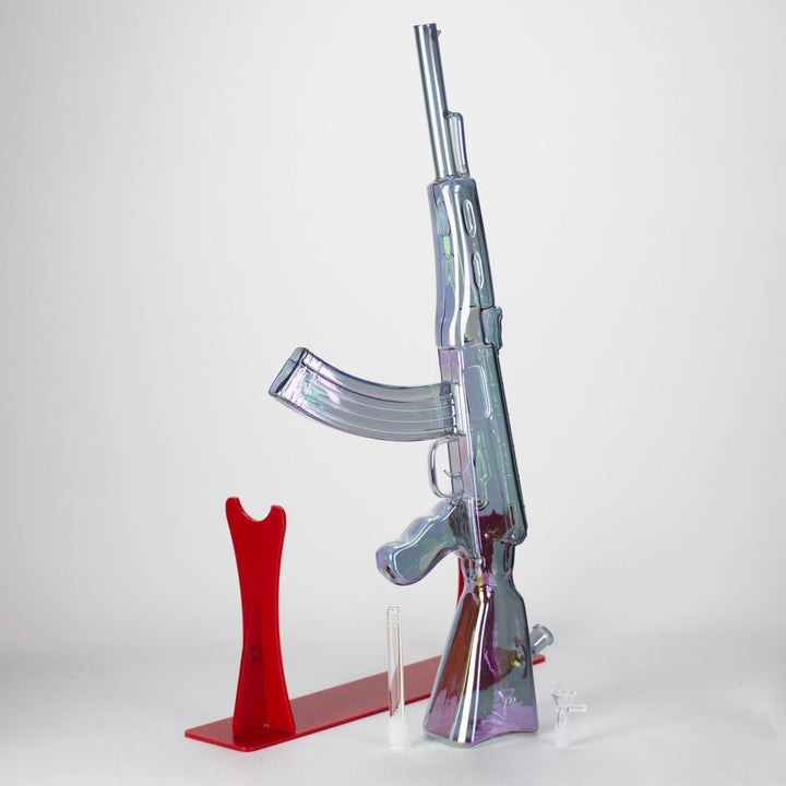 27" Electroplated AK-47 Bong