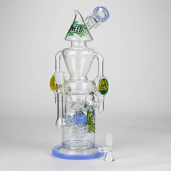 13.5" Halo Spire Glass Bong