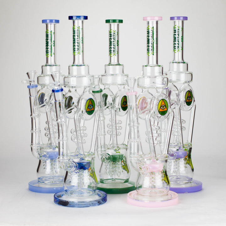 15" Infinity Tower Glass Bong_0