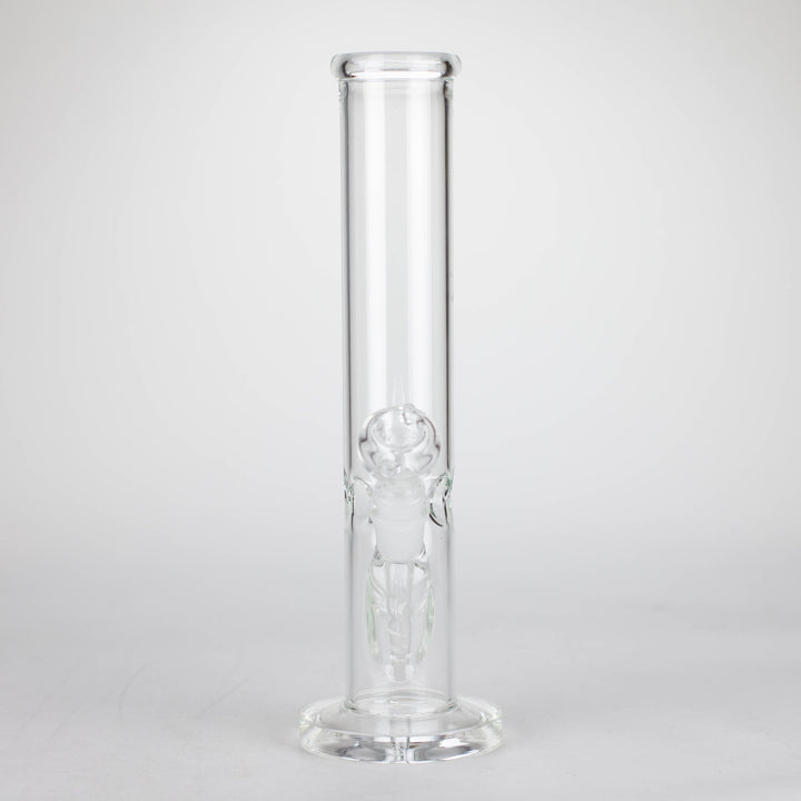 12" Clear Straight Tube Bong_2