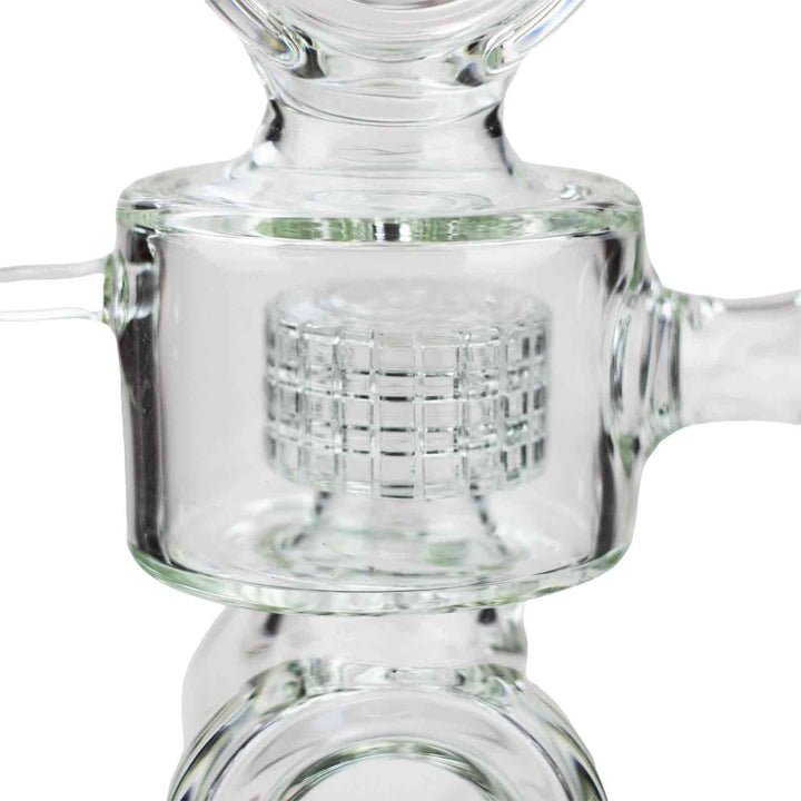 21" H2O Double Ring Glass Water Bong - PILOTDIARY