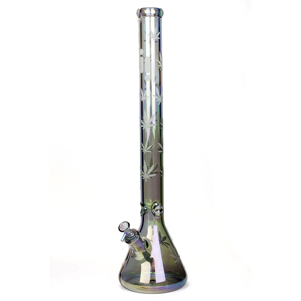 24-Inch Infyniti Iridescent Leaf Bong - PILOTDIARY