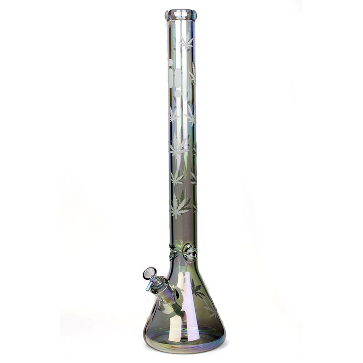 24-Inch Infyniti Iridescent Leaf Bong - PILOTDIARY
