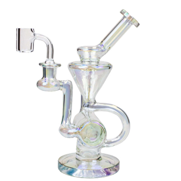 2-in-1 Electroplated Glass Recycler Rig