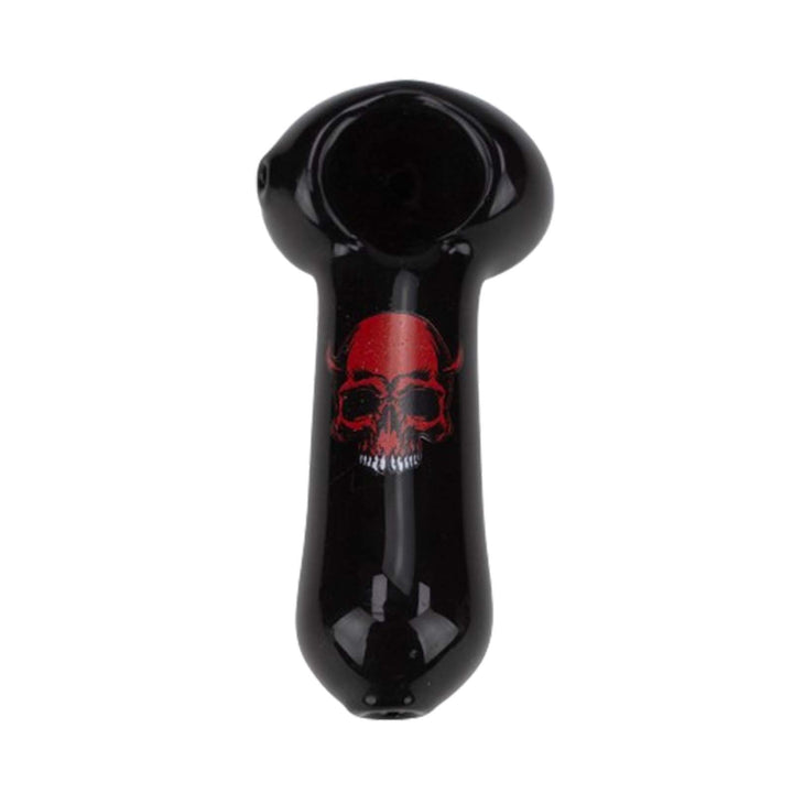 3" Black Skull Pipe