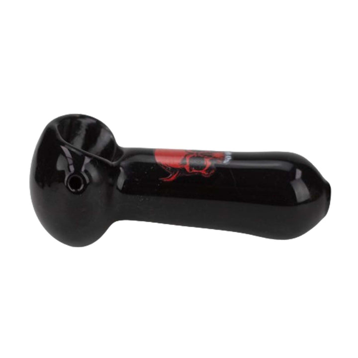 3" Black Skull Pipe